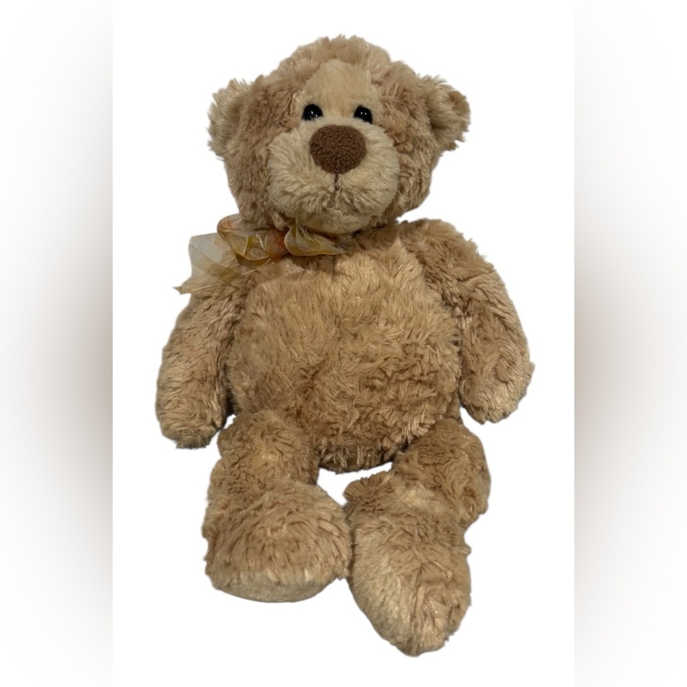 Gund Manni Plush Teddy Bear Tan Stuffed Animal Toy #015015